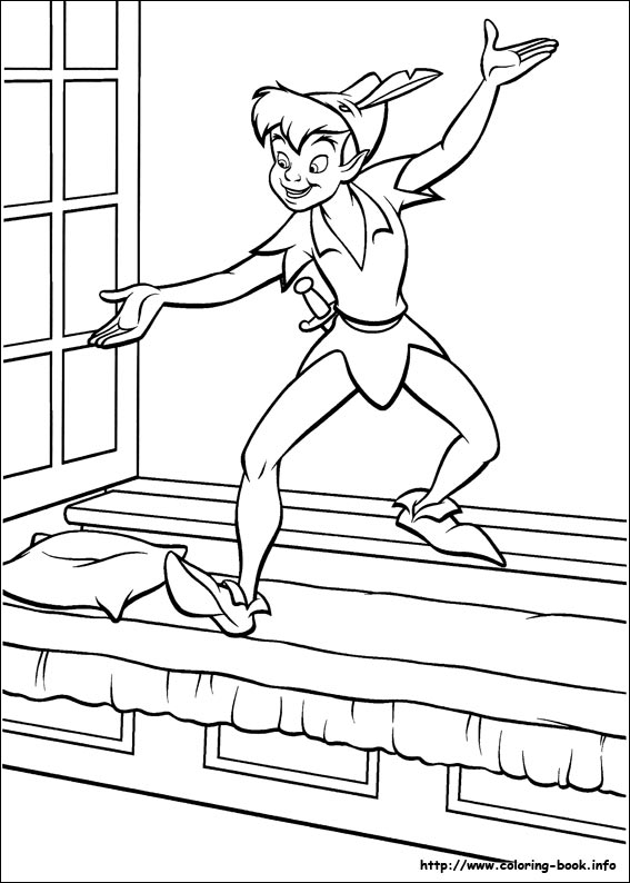 Peter Pan coloring picture